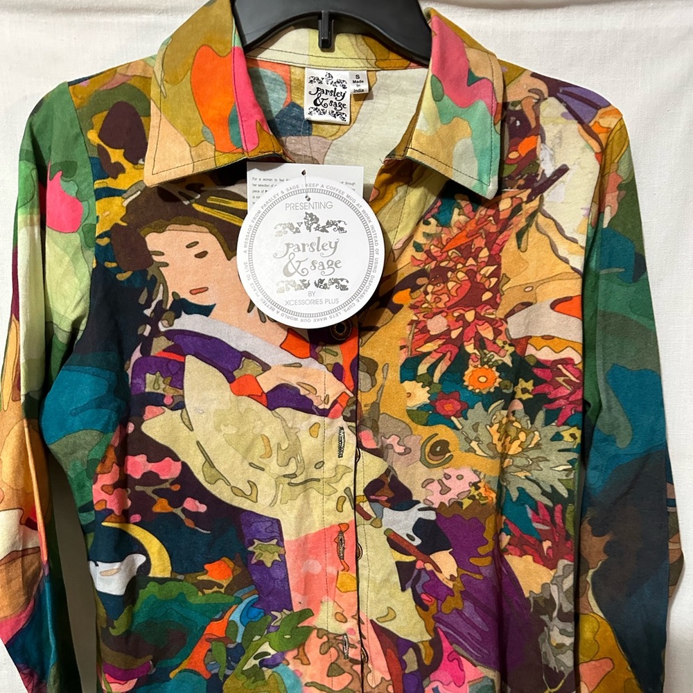 Parsley and Sage blouse, Small